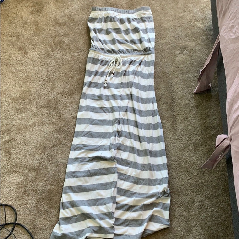 Summer Maxi Strapless Dress